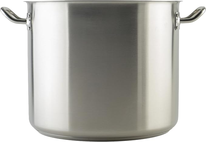 Winware Stainless Steel 32 Quart Stock Pot with Cover, Silver - Image 2
