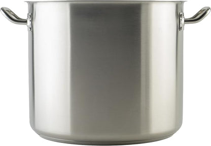 Winware Stainless Steel 32 Quart Stock Pot with Cover, Silver - Image 2