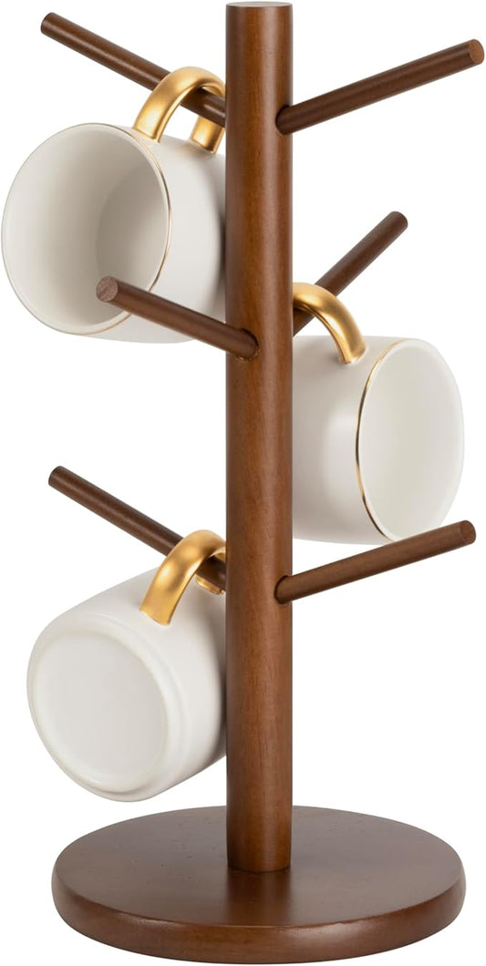 MyLifeUNIT Mug Holder Tree, Coffee Cup Holder with 6 Hooks (Brown) by MyLifeUNIT