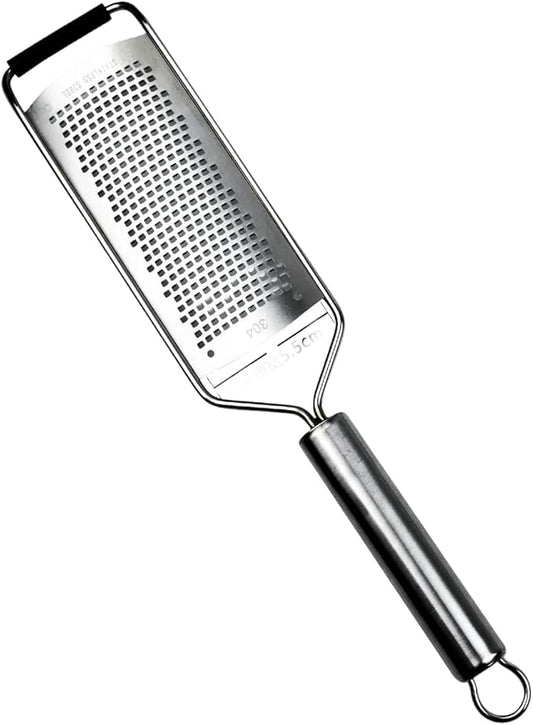 Stainless Steel 12 inch Cheese Grater, vegetable & Fruit grater Zester, Kitchen Tool Lemon Metal Zester with handle. by Cyoufine