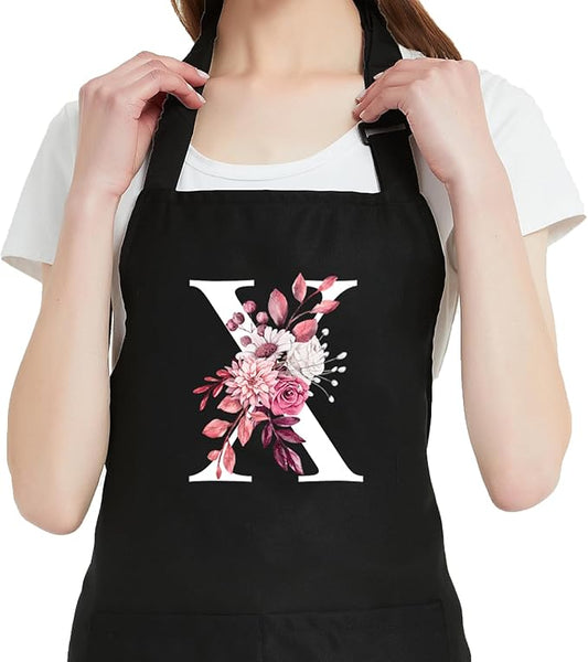 Personalized Aprons for Women with Pockets, Cute Aprons for Women Chef Baking, Cooking Gifts for Mom Birthday