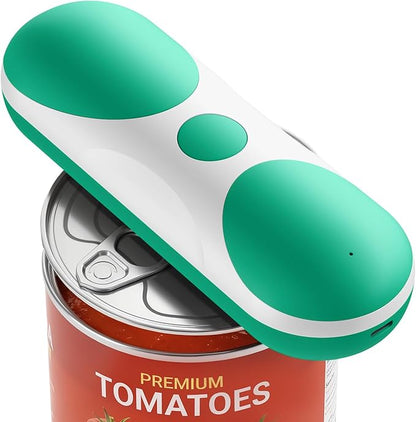 Electric Can Opener, One-Touch Automatic Can Opener, USB Rechargeable Electric Can Opener for Seniors with Arthritis- Cordless Battery Powered, Side Cut, Smooth Edge, Handsfree, for Any Size Cans by Aiorber