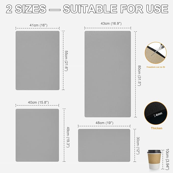 Dish Drying Mats for Kitchen Counter, Waterproof Coffee Mat for Countertop, Under Sink Mats, Coffee Bar Mat Accessories