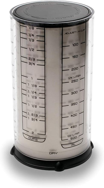 KitchenArt Professional Series 2 Cup Adjust-A-Cup, Champagne Satin, Adjustable, 1/8 to 2-Cup - Image 4