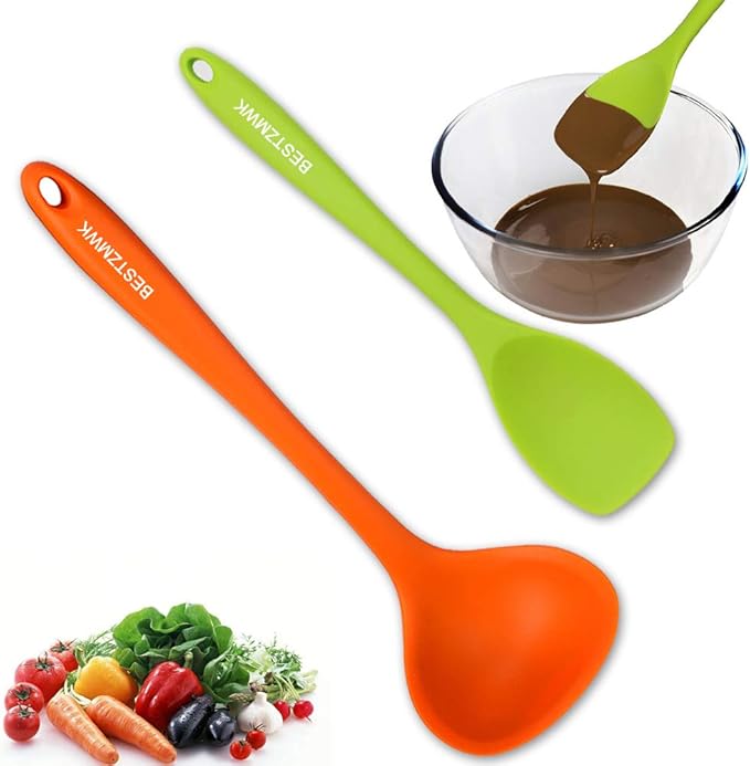 Kitchen Utensil Set - 11 Cooking Utensils - Colorful Silicone Kitchen Utensils - Nonstick Cookware with Spatula Set - Colored Best Kitchen Tools Kitchen Gadgets(Multi) - Image 3