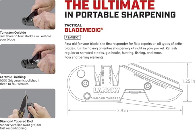 Lanksy Blademedic 4-in-1 Knife Sharpener - PS-MED01 - Image 3