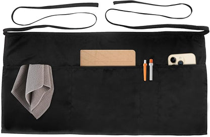 Xeoxarel Aprons with 4 Pockets (Available in 3 Pack / 7 Pack) 23.5'' X 11.5'' by XeoxarelWomensvests