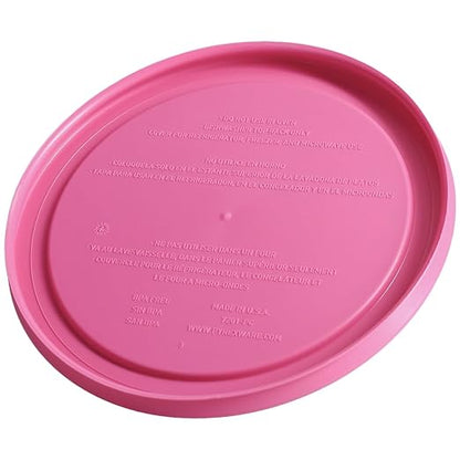Pyrex 7201-PC Round 4 Cup Storage Lid for Glass Bowls (1, Berry Pink) - Image 4