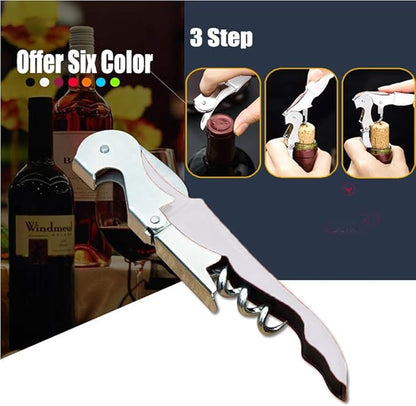 Professional Waiter Corkscrew Wine Openers Set(4PCS), Heavy Duty Stainless Steel Hinges Wine Key for Restaurant Waiters, Sommelier, Bartenders - Image 6