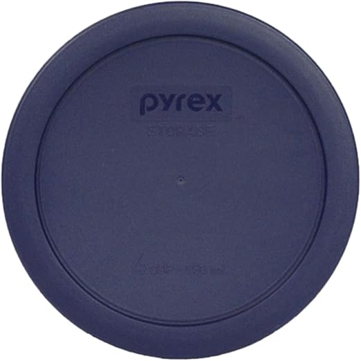 Pyrex 7201-PC 4 Cup Blue Food Storage Replacement Lid (4-Pack) - Made in USA - Image 5