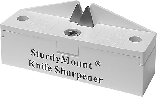 AccuSharp Knife Sharpening Tool for Restoration, Diamond-Honed Tungsten Carbide Blade Sharpener with Sturdy Mount, Helps Revive, Hone, & Restore Kitchen Knives & All Blades