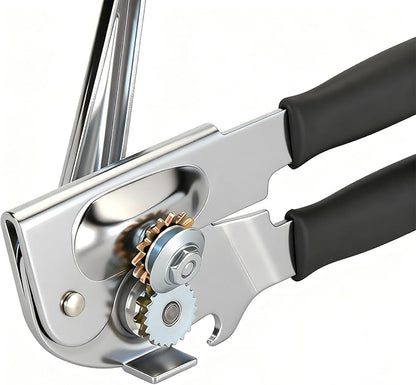 Manual Can Opener,Easy-Grip Hand Crank Can Opener for Seniors & Arthritis - Ergonomic Manual Opener, Heavy Duty for Large Cans, Safe & Comfortable Use at Home or Restaurant - Image 8