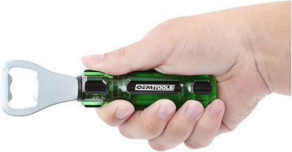 OEMTOOLS 26033 Screwdriver-Style Bottle Opener, Stocking Stuffers, Gifts for Men, Dad Gifts, Acetate Handle, Tool for Workspaces and Tool Boxes, Bartender Gadgets