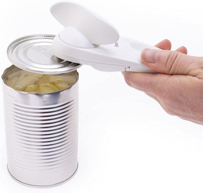 Starfrit Little Beaver Can Opener - Safe - Holds and Leaves No Sharp Edges on Lid - Comfort Grip - 3 year warranty - White - Image 5