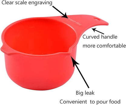 DOTINGHUX Measuring Cups Set of 7, Assorted Colors - Image 3