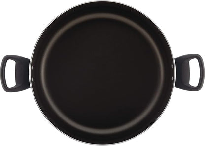 Farberware Cookware Nonstick Stockpot with Lid, 10.5 Quart-Black - Image 2