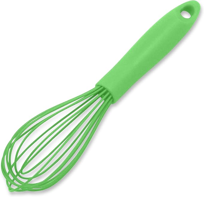 Chef Craft Premium Silicone Wire Cooking Whisk, 10.5 inch, Green by ChefCraft