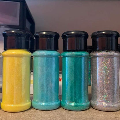 OJYUDD 16 Pack 3.4oz/100ml Plastic Spice Bottles Set,Empty Seasoning Containers with Black Cap,Clear Reusable Containers Jars for Spice,Herbs,Powders,Glitters - Image 7