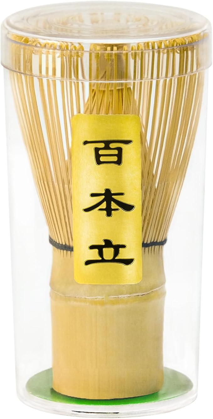Vaiheng Matcha Whisk, Matcha Whisk Set Matcha Bamboo Whisk for Matcha Powder Handcrafted Organic Traditional Japanese Chasen, 100-Prong Matcha Stirrer Wisk Mixer Brush for Authentic Tea Preparation by Unknown