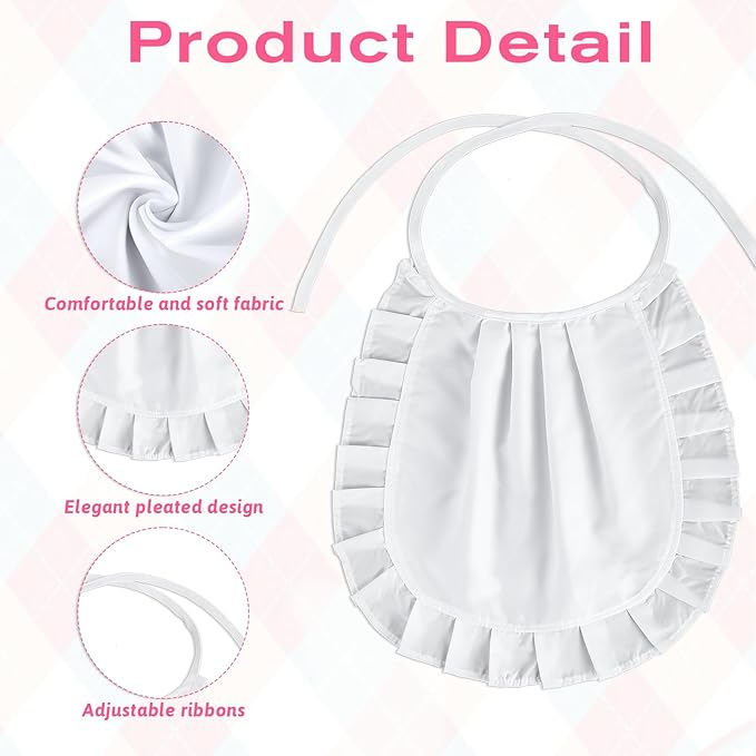White Apron Cosplay, Waist Half Apron Puffy Tight Costume, Maid Aprons Kitchen Party Favors