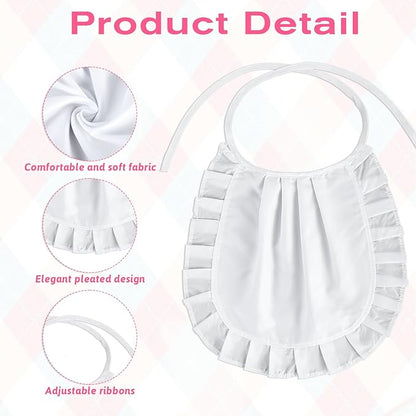 White Apron Cosplay, Waist Half Apron Puffy Tight Costume, Maid Aprons Kitchen Party Favors
