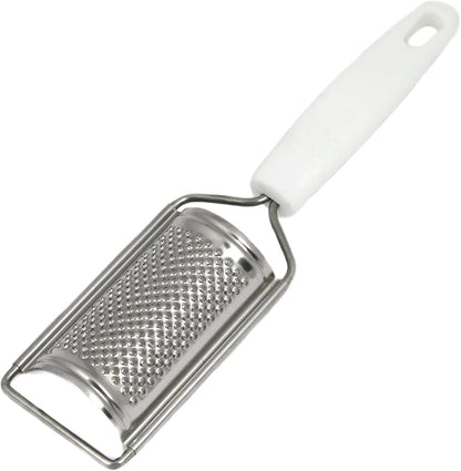 Chef Craft Select Stainless Steel Curved Fine Grater/Zester, 9.75 Inches in length, White