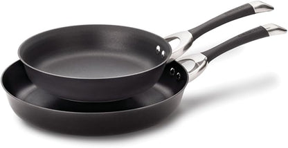 Circulon Symmetry Hard Anodized Nonstick Induction Frying Pan Twin Pack, 10-Inch and 12-Inch, Pan Sets for Cooking Nonstick, Black - Image 12