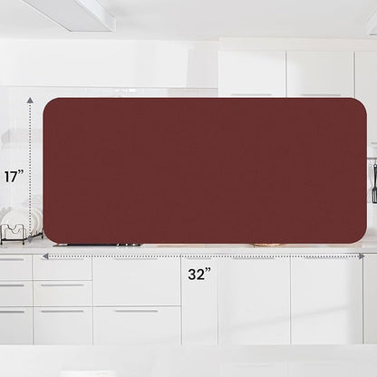 WISELIFE Dish Drying Mat Super Absorbent Drying Mat Large Dish Drying Mats for Kitchen Counter Easy Clean Dish Mat Kitchen Drying Mat18"x 32" Classic Red - Image 3