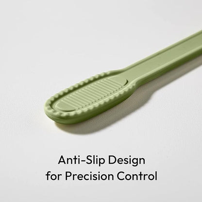 carrotez Silicone Cooking Kitchen Tongs, Anti-Slip,Non-Scratch Serving Tongs 9.25 Inches - Sage Green