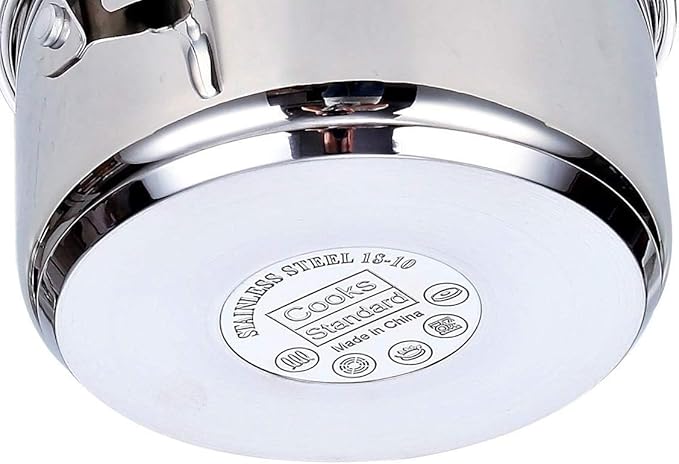 Cooks Standard 18/10 Stainless Steel Stockpot 12-Quart, Classic Deep Cooking Pot Canning Cookware with Stainless Steel Lid, Silver - Image 8