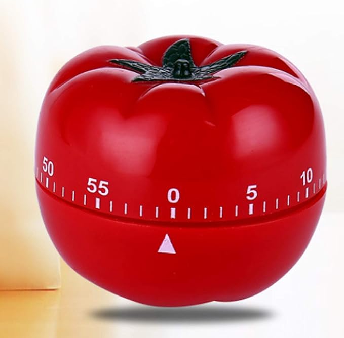 Cute Tomato Shape 360 Degree Rotating Kitchen Cooking Timer Kitchen Craft Mechanical Wind Up 60 Minutes Timer