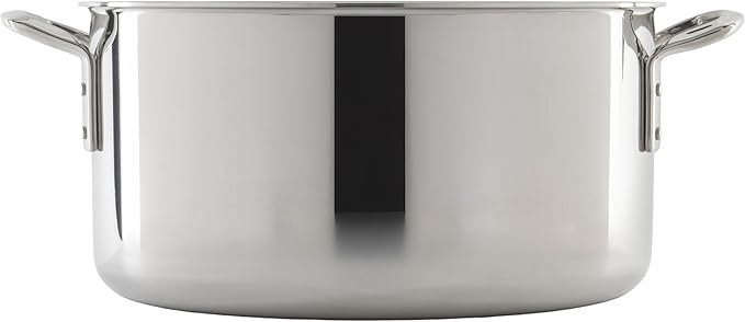 WINCO Tri-Ply Stock Pot, 20-quart, Silver - Image 3