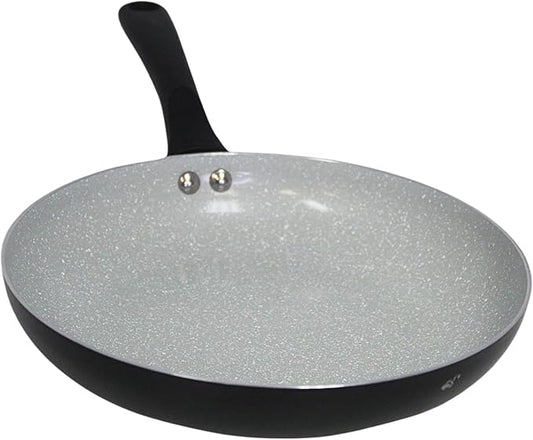IMUSA 9.5" Premier Ceramic Nonstick Fry Pan with Cool Touch Handle, Matte Black by VisitIMUSA