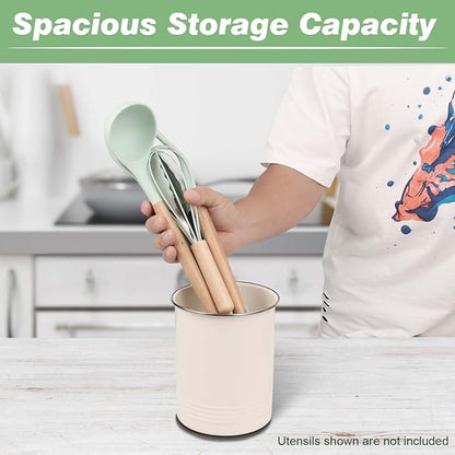 Safoner Magnetic RV Utensil Holder - Portable Cutlery Organizer for Campers and RV with Adhesive Magnet, white