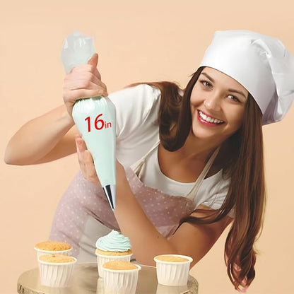 16 Inch Piping Bags Disposable, 100Pcs Large Pastry Bags, Frosting Bags, Cake Decorating Bags, Decorating Bags Large Piping Bags, Decorating Bags - Image 4