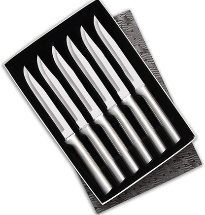 Rada Cutlery Six Utility/Steak Knives Gift Set (S06), 6-Piece Knife Set, Stainless Steel Blades, Silver Handle