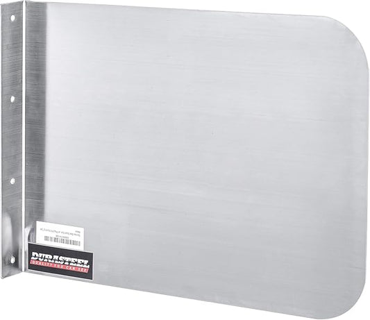 DuraSteel Stainless Steel Splash Guard for Sink & Fryer - 17" x 12" Wall Mount Shield for Deep Fryer Splash Guard Commercial - Stove Oil Splatter Protection Screen for Kitchen Area Safety & Hygiene