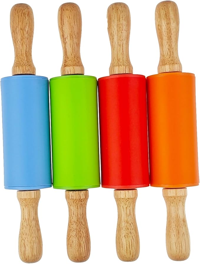 16 Pack Small Rolling Pin for Kids, Kids Rolling Pin for Home Kitchen (9 Inch) - Image 6