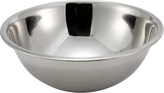 Winco 5 Quart Heavy-Duty Stainless Steel Mixing Bowl by Fonteme