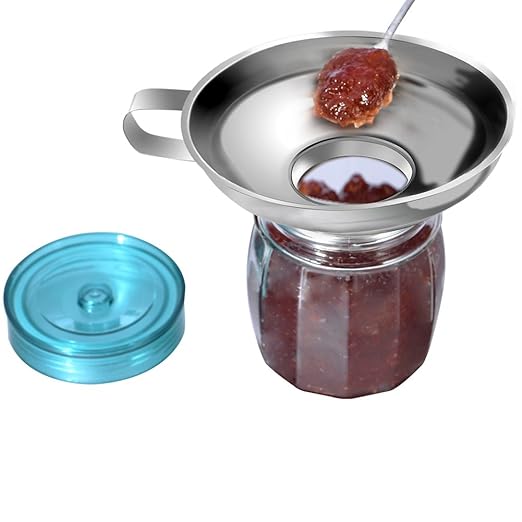 Stainless Steel Funnel for Mason Jar with Handle for Regular and Wide Mouth Jars (Neck-4.5cm) - Image 4