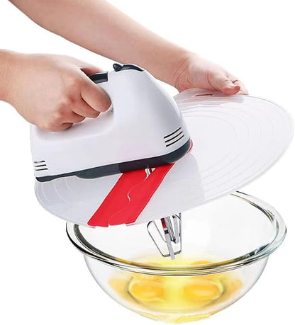 Hand Mixer Splatter Guard,Bowl Covers, Kitchen Anti Splash Screen, Silicone Shield,Egg Mixing Aid,Cooking Blender Covers,Frying Pan Lid,Pouring Protector,Guards Lids,Splashs Gaurd Tools