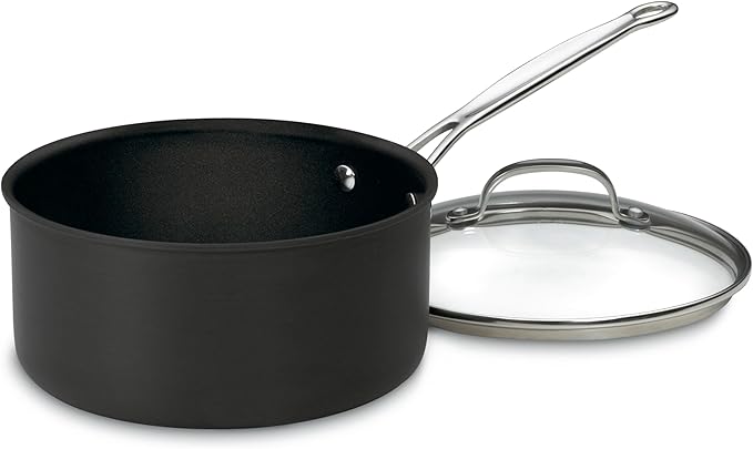Cuisinart 6194-20 Chef's Classic 4-Quart Nonstick-Hard-Anodized, Saucepan w/Cover by Cuisinart