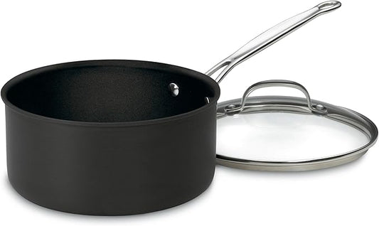 Cuisinart 6194-20 Chef's Classic 4-Quart Nonstick-Hard-Anodized, Saucepan w/Cover by Cuisinart