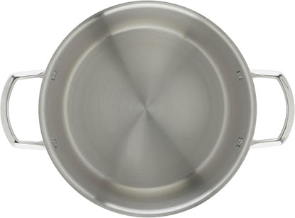WINCO Tri-Ply Stock Pot, 8-quart, Silver - Image 7