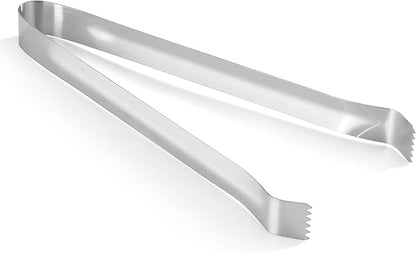New Star Foodservice 42276 Restaurant-Grade Pom Tong, Stainless Steel, 9 inch, Set of 6, Silver by NewStarFoodservice
