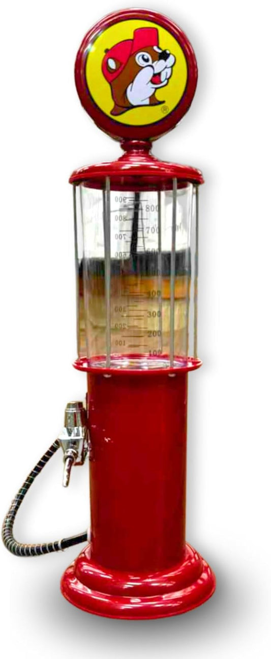 Buc-ee's Gas Pump Beverage Dispenser, 34 ounces