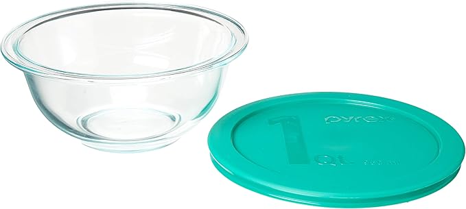 Pyrex Smart Essentials Glass Bowls with Plastic Lids, 8-Piece Set - Image 3