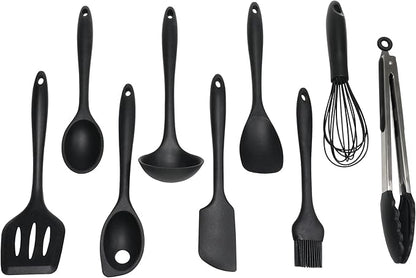 Chef Craft Premium Silicone Cooking Tongs, 12 inch, Black - Image 4