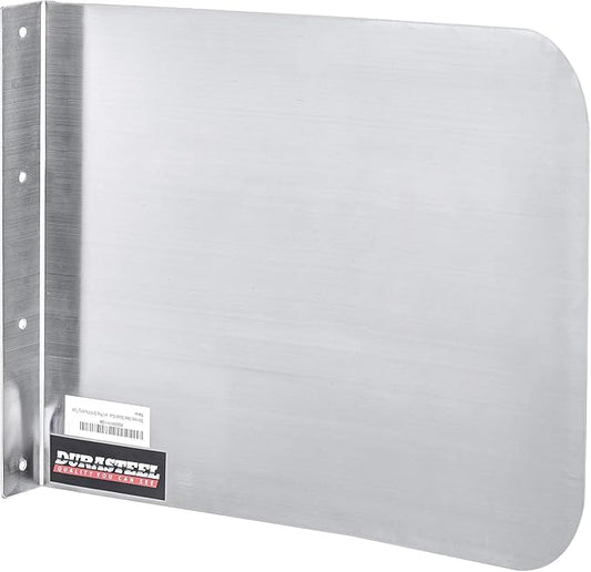 DuraSteel Stainless Steel Splash Guard for Sink & Fryer - 15" x 12" Wall Mount Shield for Deep Fryer Splash Guard Commercial - Stove Oil Splatter Protection Screen for Kitchen Area Safety & Hygiene