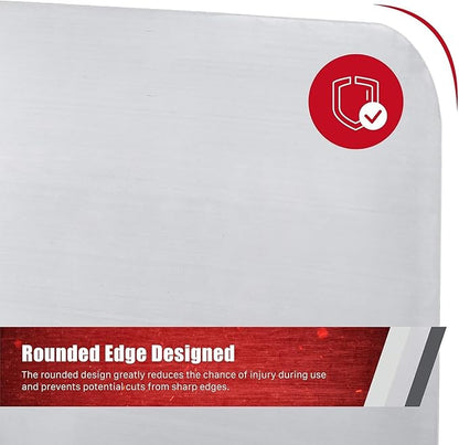 DuraSteel Stainless Steel Splash Guard for Sink & Fryer - 17" x 12" Wall Mount Shield for Deep Fryer Splash Guard Commercial - Stove Oil Splatter Protection Screen for Kitchen Area Safety & Hygiene